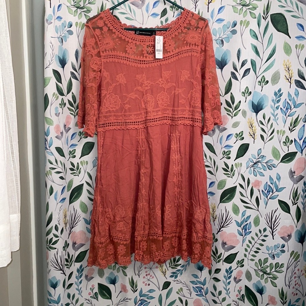 Size Small NWT NY&Co Peasant Dress